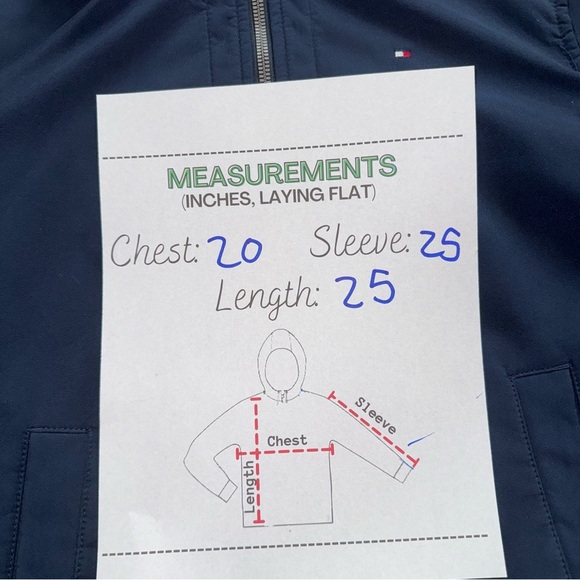 Tommy Hilfiger Men's Navy Blue Soft Shell Bomber Jacket with Hood - XS - Picture 8 of 16